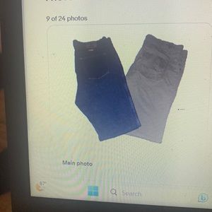 (2) pair men’s jean pants size 40x30 Wrangler